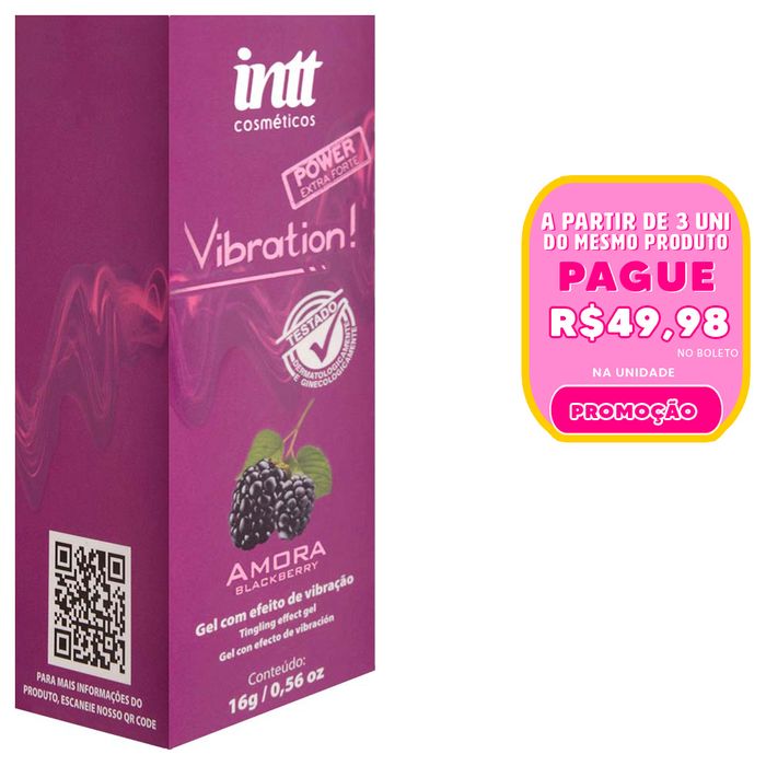 Vibration Gel Amora Power Vibração Hot 17ml Intt