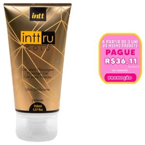 Intt Ru Gold Deslizante Massagem Nuru 150ml Intt
