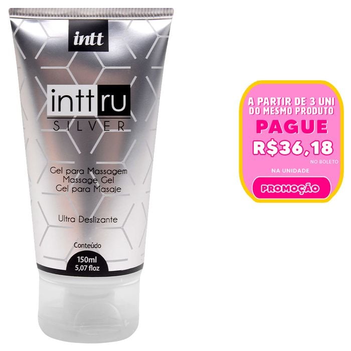 Intt Ru Silver Deslizante Massagem Nuru 150ml Intt