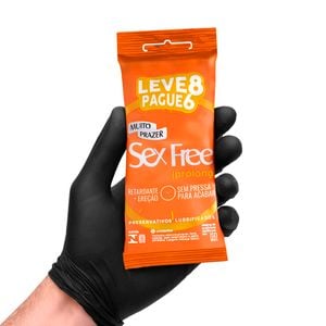 Preservativo Prolong Com 8 Unidades Sex Free