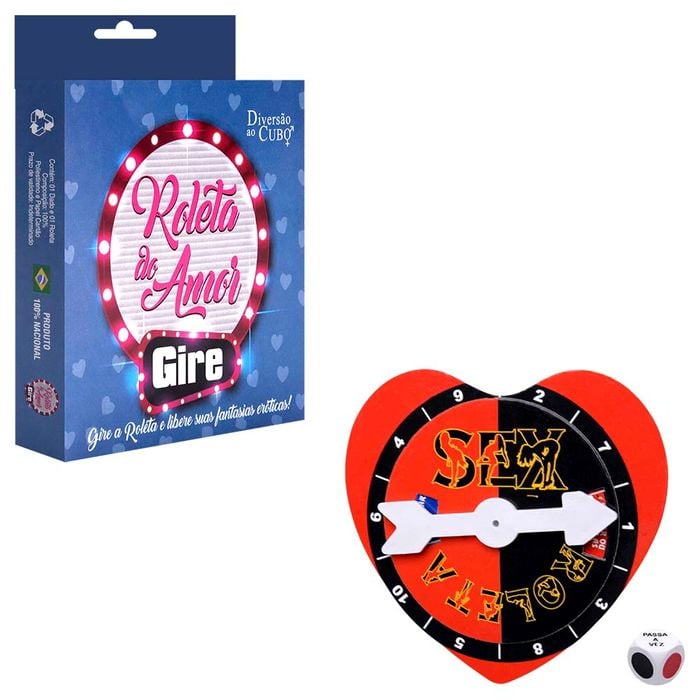 Roleta Do Amor Libere Suas Fantasias Diversão Ao Cubo