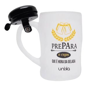 Caneca Chopp Campainha Prepara O Copo Unika Games