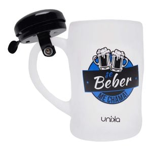 Caneca Chopp Campainha Se Beber Me Chama Unika Games