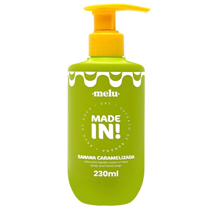 Sabonete Líquido Banana Caramelizada 230ml Melu