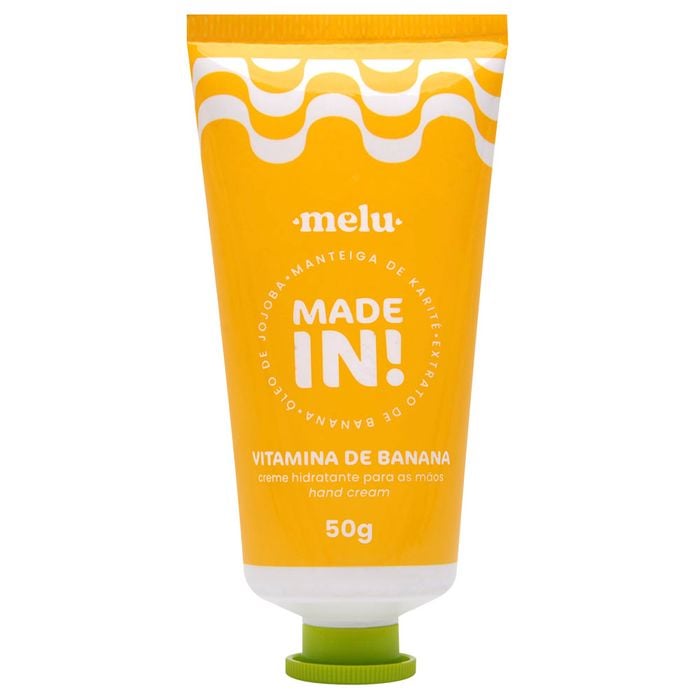 Creme Hidratante Mãos Banana Made In 50g Melu