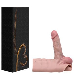 Cinta Silicone Pênis Integrado 16,5 X 3,2cm Sexy Import