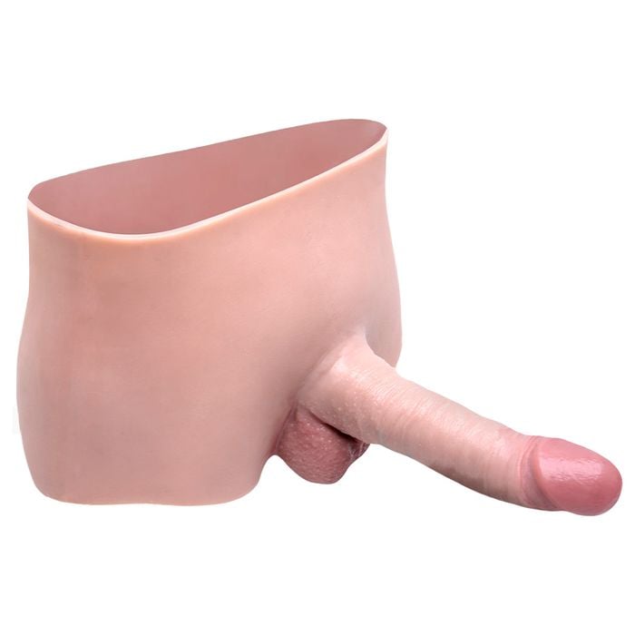 Cinta Silicone Pênis Integrado 17,4 X 4,3cm Sexy Import