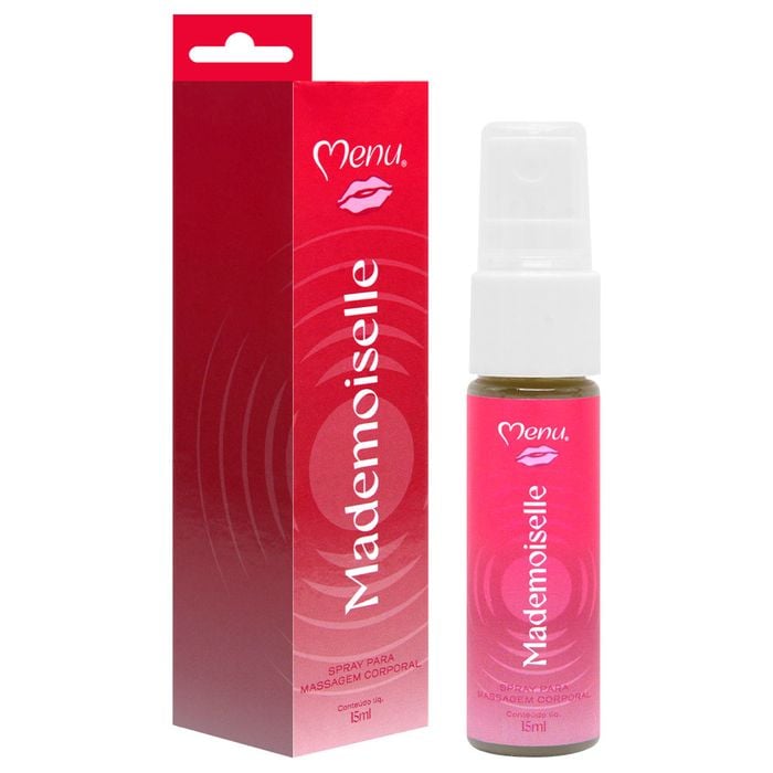 Mademoiselle Spray Vibrador 15ml Menu Dos Prazeres