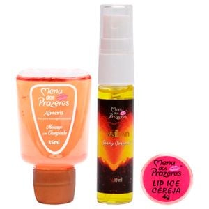 Kit Hoje Posso 03 Itens Menu Dos Prazeres