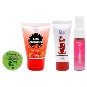 Kit Maria Sem Vergonha 04 Itens Menu Dos Prazeres