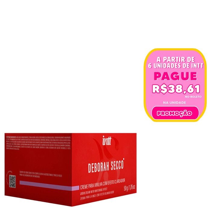Creme Clareador íntimo Deborah Secco 50g Intt