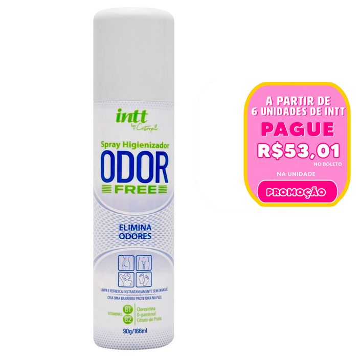 Odor Free Eliminador De Odores Do Corpo 90g Intt