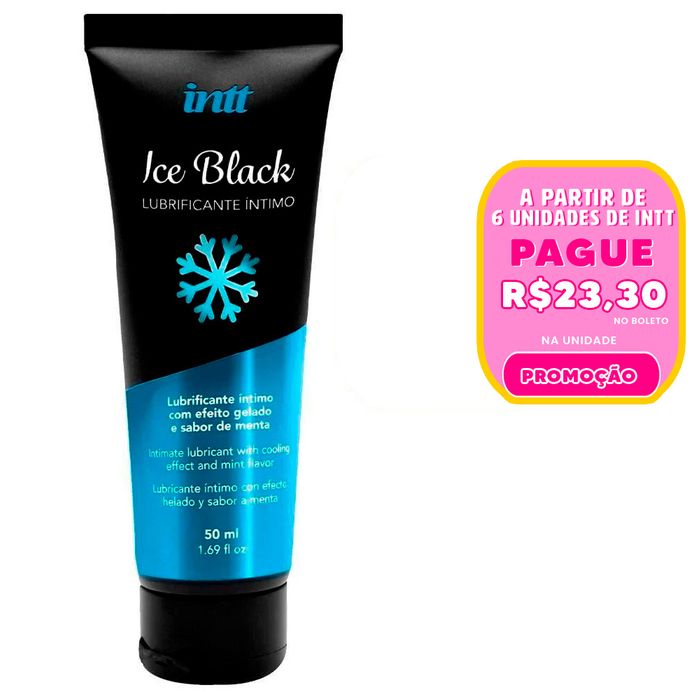 Lubrificante Corporal Ice Black Menta 50ml Intt