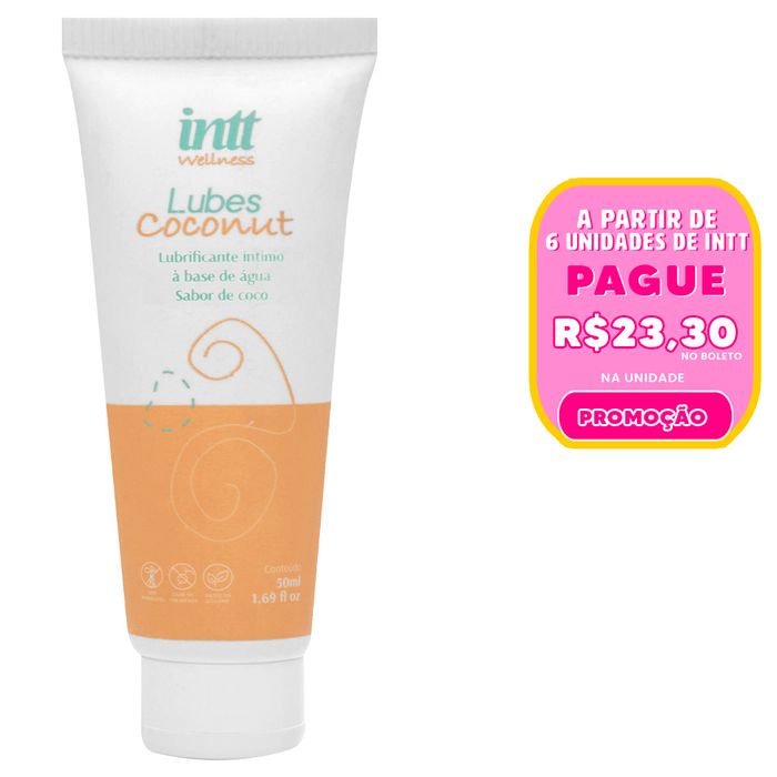 Lubes Coconut Lubrificante íntimo Wellness 50g Intt