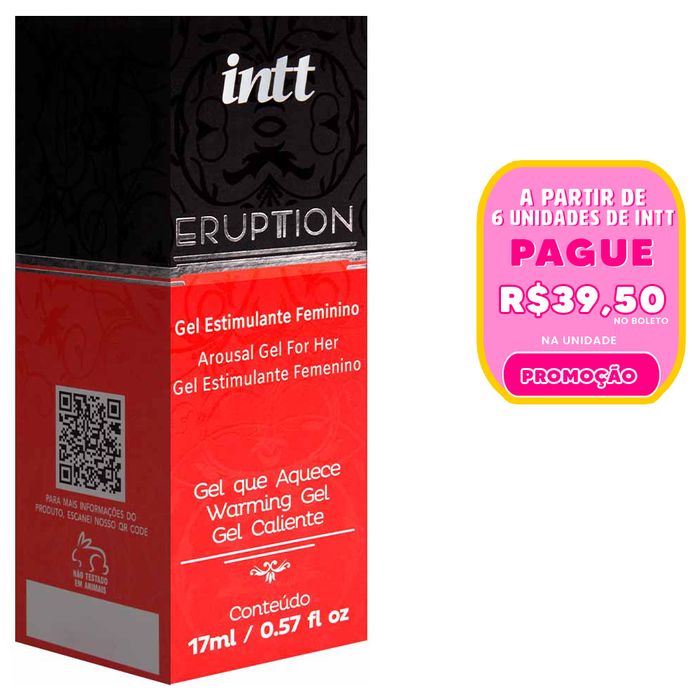 Eruption Excitante Feminino Efeito Hot 17ml Intt