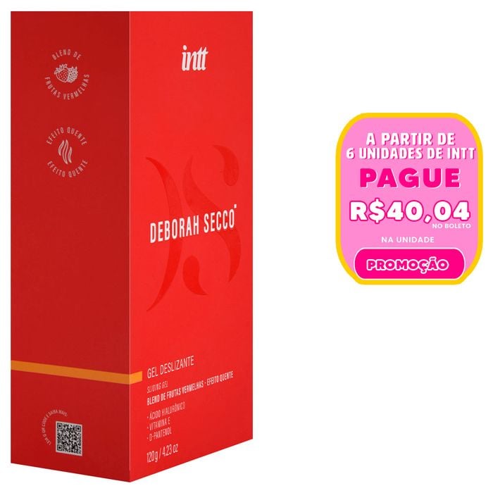 Gel Deslizante Lubrificante Deborah Secco 120g Intt