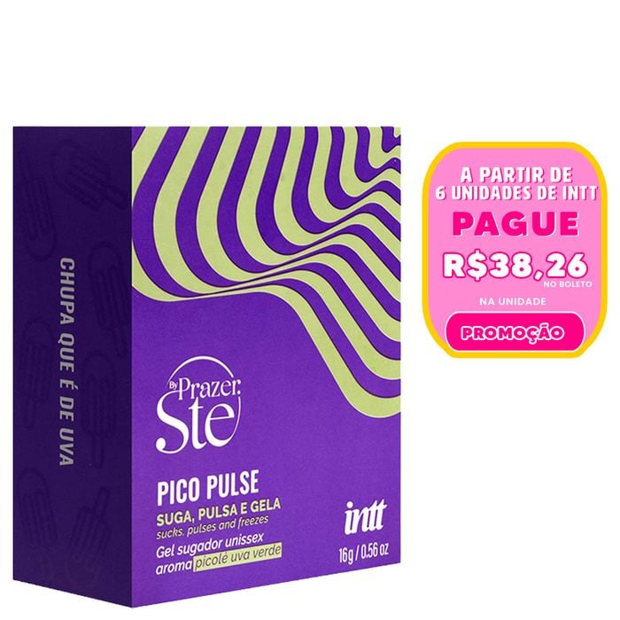 Pico Pulse Uva Verde Gel Suga Vibra Pulsa 16g Intt