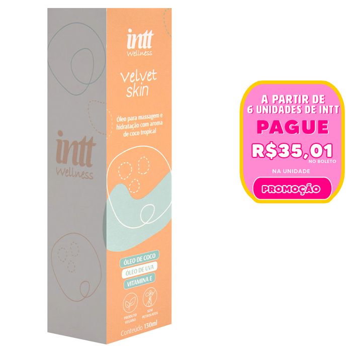 Velvet Skin óleo Massagem Coco Wellness 130ml Intt