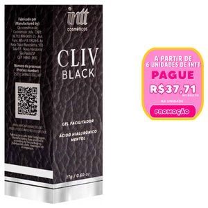 Cliv Intt Black Gel Facilitador Efeito Ice 17g Intt