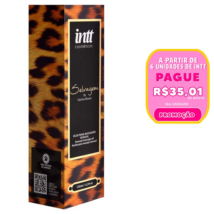 Selvagem óleo Afrodisíaco Massagem 130ml Intt