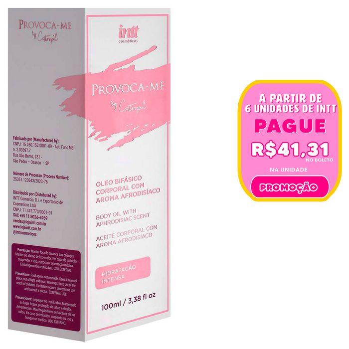 Provoca-me óleo Afrodisíaco By Castropil 100ml Intt