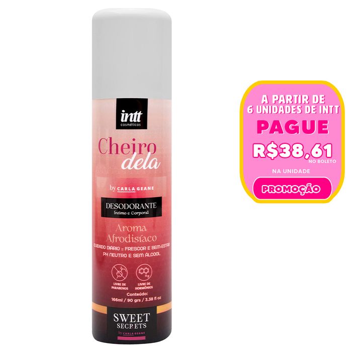 Cheiro Dela Desodorante íntimo 166ml Intt