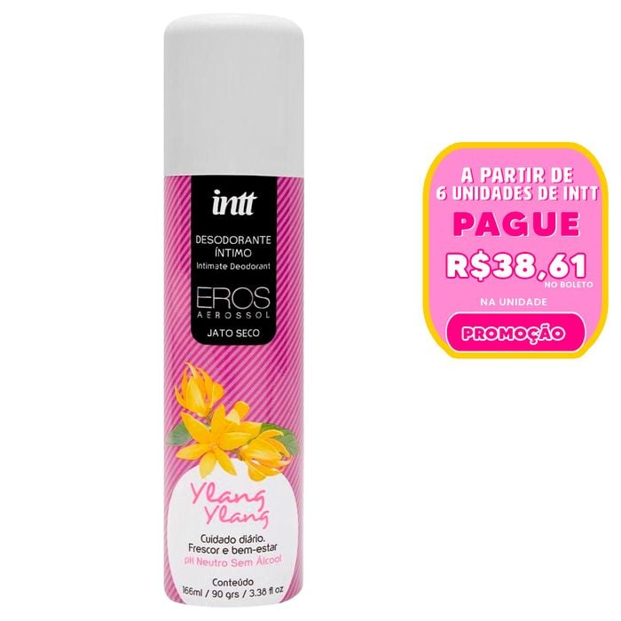 Desodorante íntimo Ylang Ylang Eros 166ml Intt