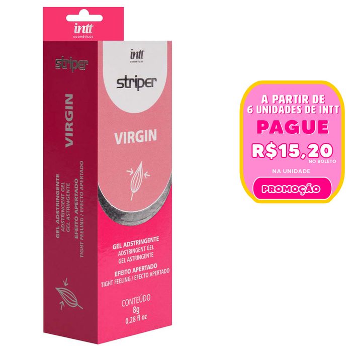 Stripper Virgin Gel Feminino Adstringente 8g Intt