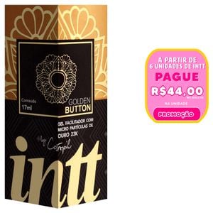 Golden Button Gel Particulas Ouro 23k 17ml Intt