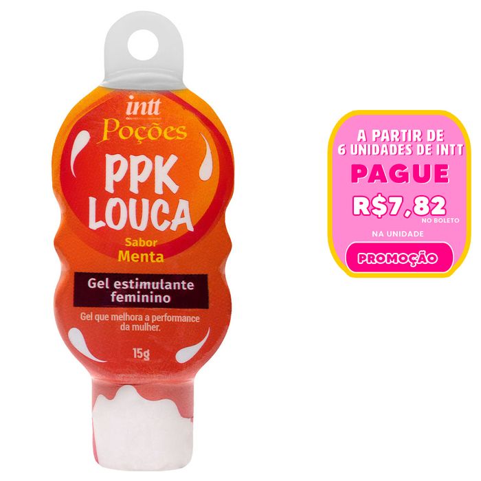 Poção Ppk Louca Gel Hot E Vibratório 15g Intt