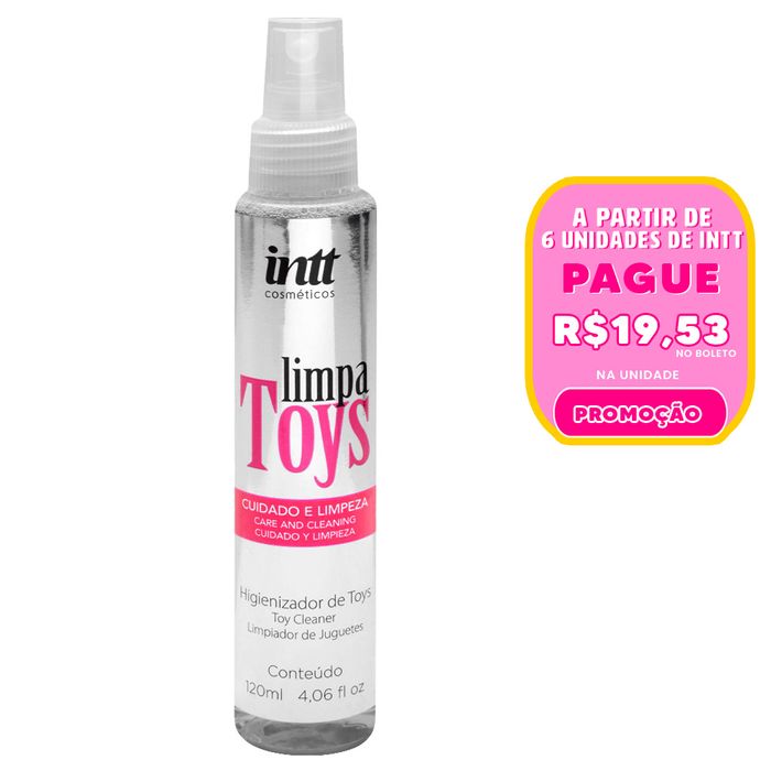 Limpa Toys Higienizador Vibradores 120ml Intt