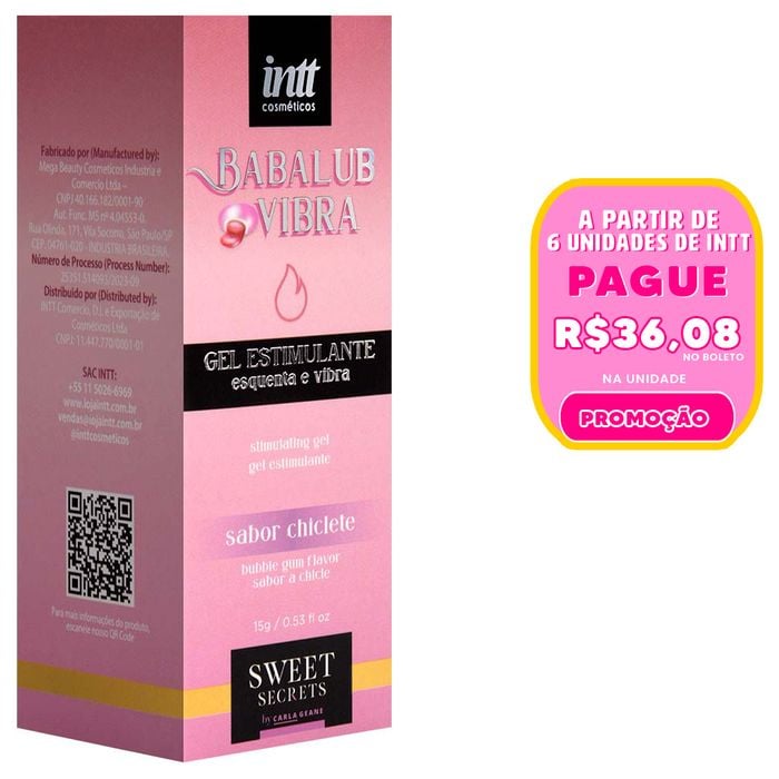 Babalub Vibra Hot Excitante By Carla Geane 15g Intt