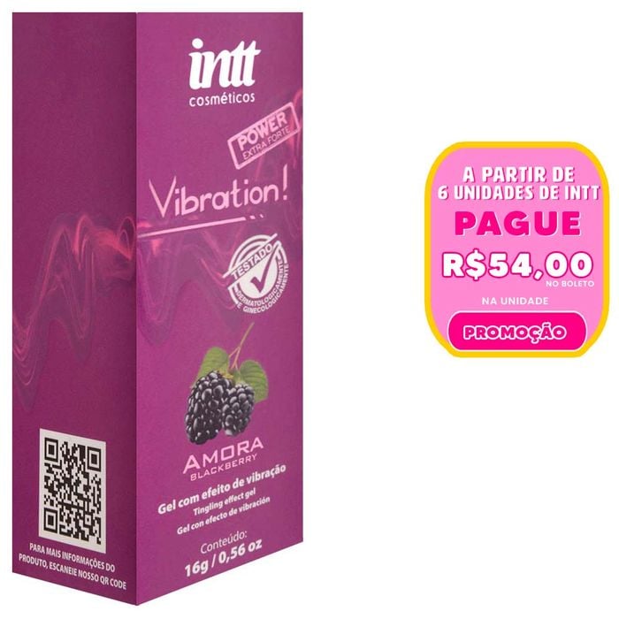 Vibration Gel Amora Power Vibração Hot 17ml Intt