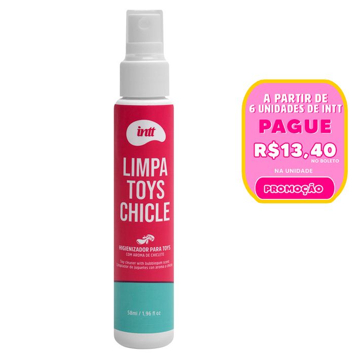 Limpa Toys Chiclé Vibradores Chiclete 58ml Intt