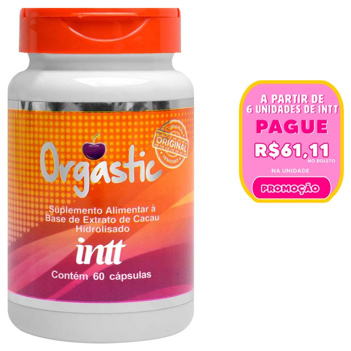 Orgastic 60 Cápsulas Suplemento Feminino Intt