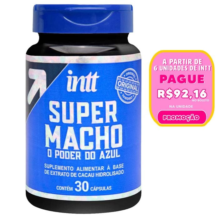 Super Macho 30 Cápsulas Performance Masculina Intt
