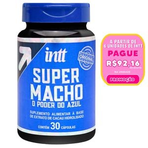 Super Macho 30 Cápsulas Performance Masculina Intt