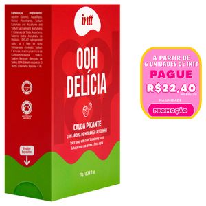 Ooh Delícia Calda Picante Morango Azedinho 11g Intt
