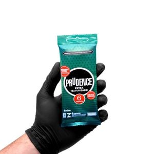 Preservativo Extra Texturizado Com 6 Unidades Prudence