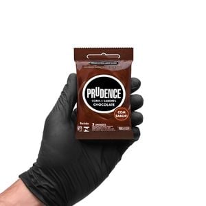 Preservativo Chocolate Com 3 Unidades Prudence
