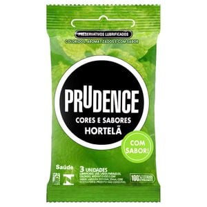 Preservativo Hortelã Com 3 Unidades Prudence