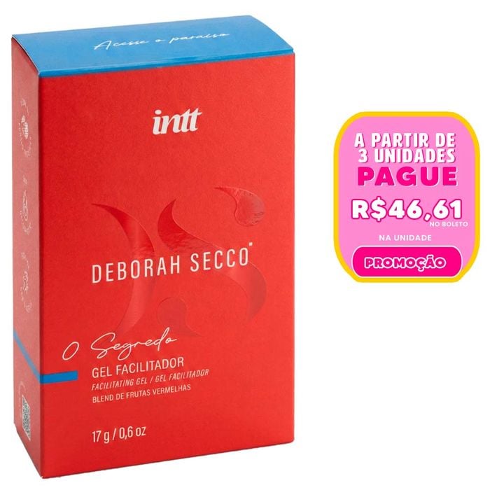 O Segredo Gel Facilitador Deborah Secco 17g Intt