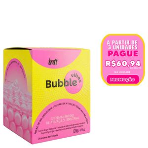Bubble Vibes Gel 3 Em 1 Desliza Vibra Aquece 120g Intt