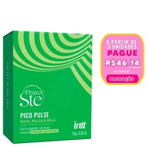 Pico Pulse Chiclete Menta Gel Suga Vibra Pulsa 16g Intt
