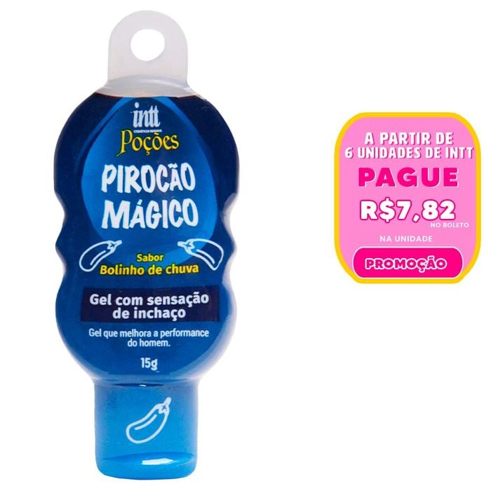 Pirocão Mágico Gel Incha Pênis 15g Poções Intt