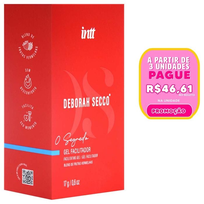 O Segredo Gel Facilitador Deborah Secco 17g Intt