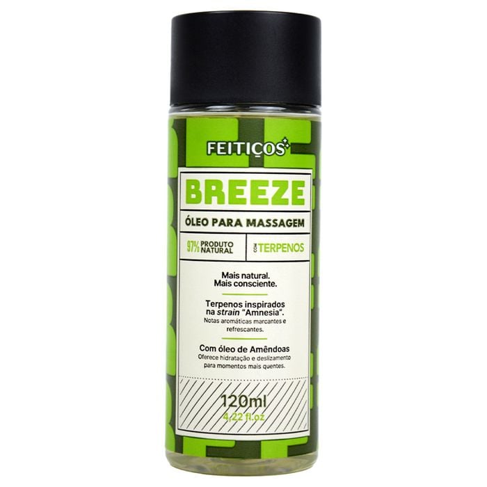 Breeze óleo Corporal Beijável Terpenos 120ml Feitiços