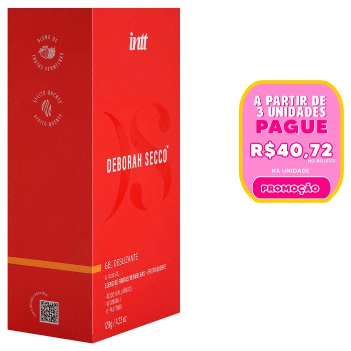 Gel Deslizante Lubrificante Deborah Secco 120g Intt