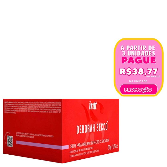 Creme Clareador íntimo Deborah Secco 50g Intt