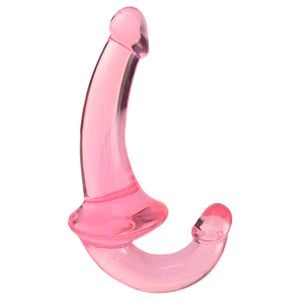 Pênis Duplo Jelly 20 X 3,3cm Strapless Youvibe Vipmix